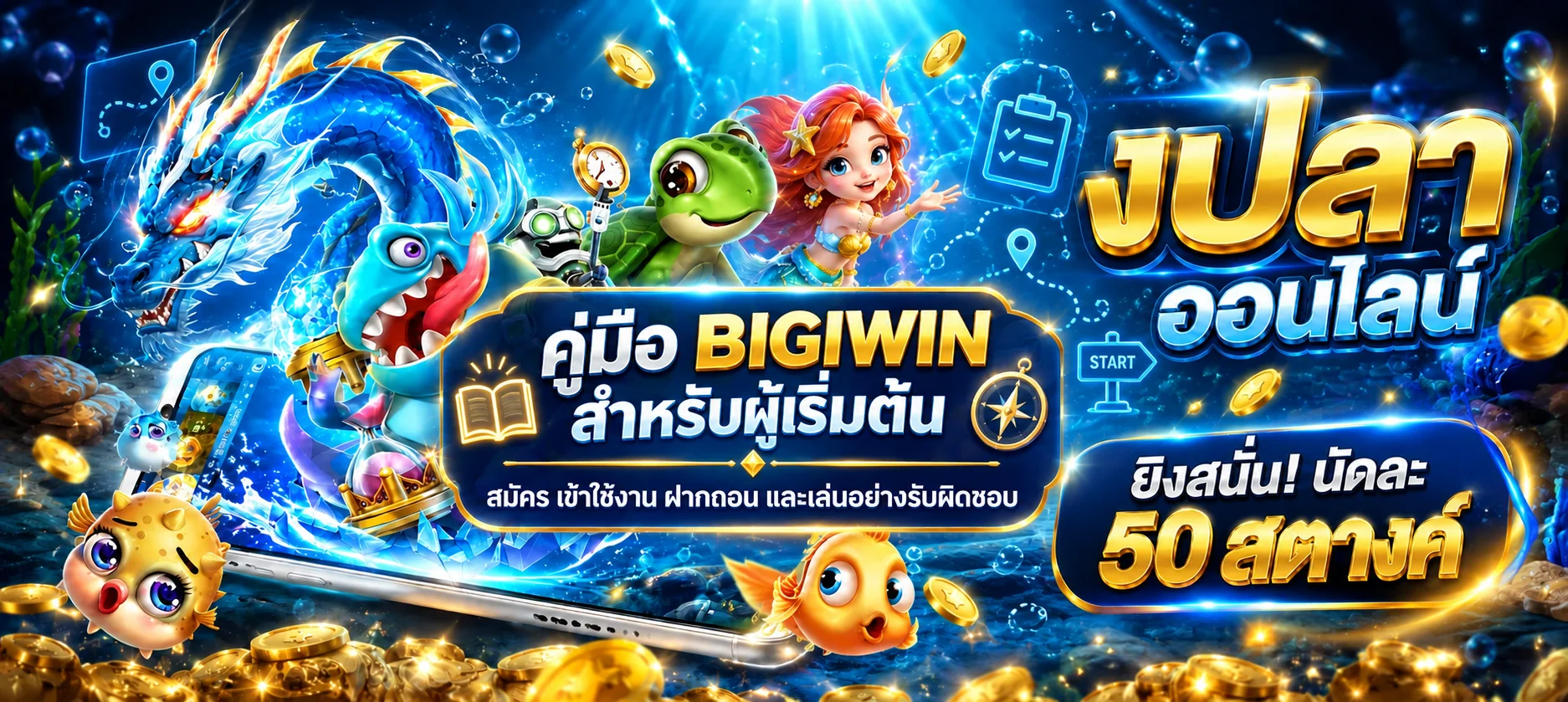BIGIWIN คู่มือผู้เริ่มต้น | สมัคร Login และฝากถอน
